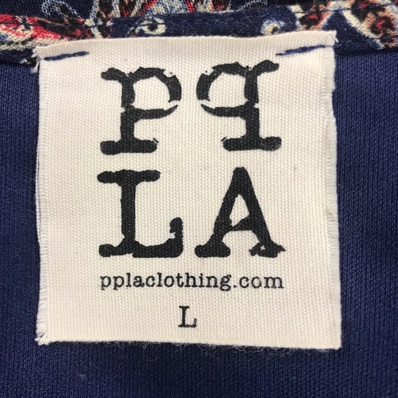 PPLA  Clothing Deep V-Neck Dress L - Picture 4 of 5